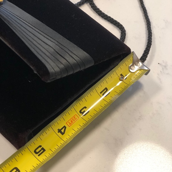 Handbag | Faux Velvet | NWOT - Picture 5 of 8